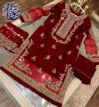 Eid Collection-Stylish Embroidered Kurti for Women 3 Piece Suit with Dupatta & Trouser - Fancy Wedding Dresses for Women By Firangi. 