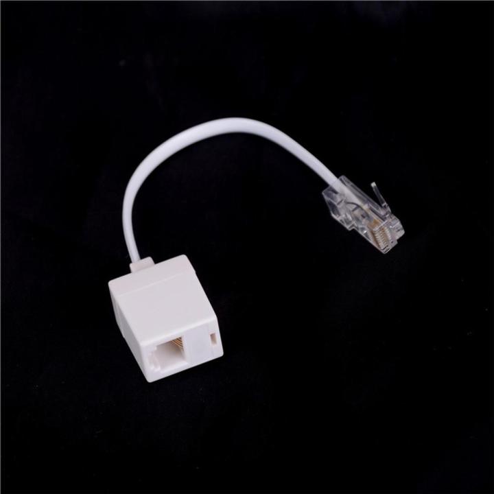 RJ11 6P4C Female To Ethernet RJ45 8P8C Male F/M Adapter Converter Cable Phone Encounter