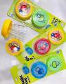 Safdar Mart- Set of 2 Attractive Magic Glass for Kids, Folding Collapsible Magic Cup, Foldable Mug Glass for Travel, Outdoors, Hiking (Multicolor). 