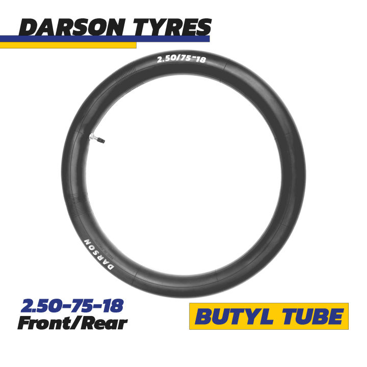 Butyl Tube 2.50-75-18 for 125cc Motorcycle Tyre - Darson Tyres and Tubes