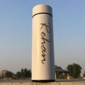 Customized Temperature Water Bottle   - Stainless Steel LED Temperature Display Vacuum Insulated Coffee Thermos   - Customized Name / Logo Thermal Flask For Hot & Cold Drink   - Travel Bottle - Coffee Mug - Water Bottle - Temperature Water Bottle For Outg. 