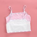 Pack Of 3 Girls Bra Kids Underwear Model Cotton Solid Color Small Children Vest Bras Child Underwear For kids. 