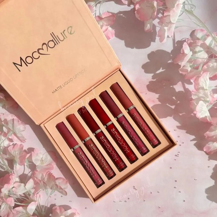 Mocallure lip gloss long-lasting lip gloss | 6 piece lip gloss set: Highlights the quantity.| long-lasting, comfortable wear, variety of shades