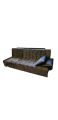 Sofa Combed GRAY DOUBLE TUFTING 3 Seater Stylish Tafteen Design Colour Can be Customised {{ Special offer } Available. 