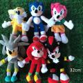 Sonic (1 EACH) he Hedgehog Plush Doll Super Sonic Stuffed Toys 3 Different Sizes (11inch , 18inch , 24inch). 
