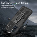 Vantime for Infinix Hot 12 Back Belt Clip Case Kickstand Cover. 
