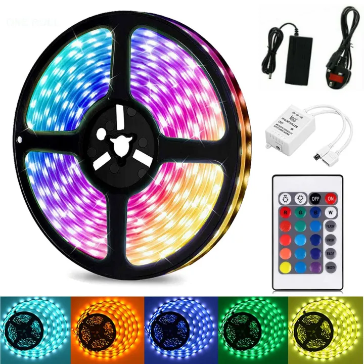 OVLENG%20RGB%20Gaming%20Light%20Waterproof%20Color%20Changing%20LED%20Strip%20with%20Remote%20Control%20-%20Image%203