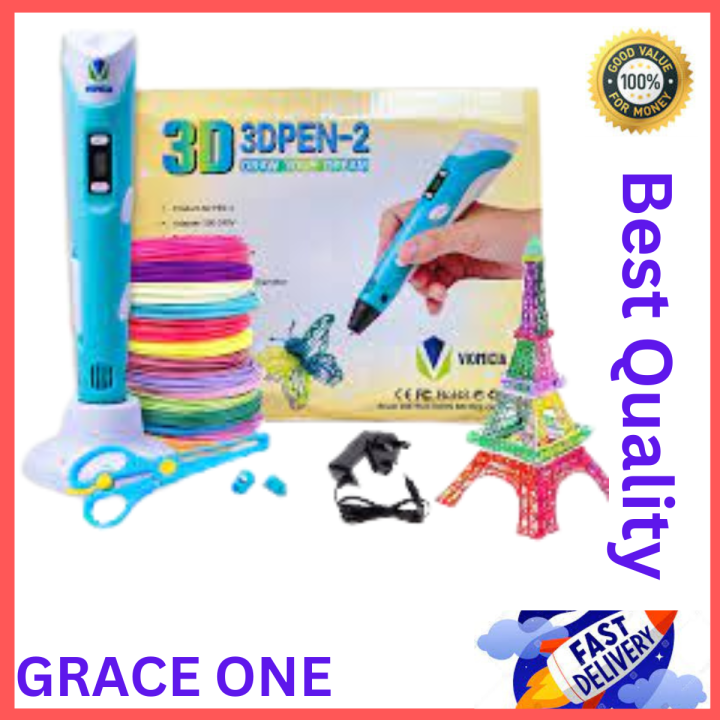 FLEXIE TECH 3D Pen upgraded Intelligent Drawing pEN / 3D Printing pEN PLA Drawing Printer Pen DIY Toy