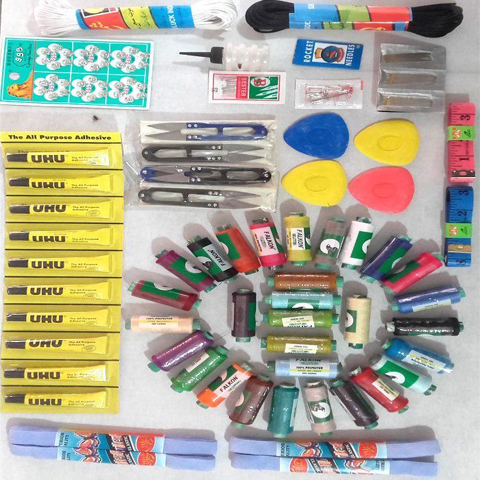 Sewing Thread and Many More , Portable Home Sewing Kit , Bundle full to sew clothes in the house