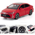New Model Car Toy Toyota Corolla For Kids - 6 Inch Red. 