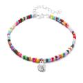 Boho Ankle Bracelet Bohemian Colorful Beads Lightweight Anklet. 