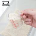 Rice Measuring Cup 180ml Plastic Rice Measuring Cup with Handle Easy Storage Compact Cooking Tool for Exact Measurement Precision Rice Cup Measuring Cup Compact Kitchen. 