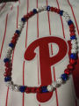 Baseball Necklace for Men Bling Baseball Necklace Rhinestone Ball Beaded Necklace baseball Players Lovers Inspired Jewelry. 