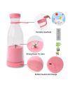 Portable Rechargeable Blender Bottle Juicer for Shakes and Smoothies, Mini Juicer Wireless Bottle for Traveling (Multicolour). 