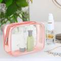 Waterproof Toiletry Bag Travel PVC Storage Bag for Storage Blush p Brushes Eye Shadows and Other Small Items Clear. 