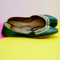 Ladies Fancy Multani Khussa  100% leather. 