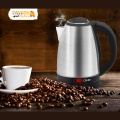 Portable stainless steel electric kettle for the kitchen. 