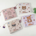 20 Capacity Hard CD Case Holder Organizer Cute Cartoon Bear Portable Carrying DVD Binder Collect Book Home Album Organizer Huiye. 
