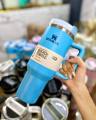 Stanley Quencher H2.0 FlowState™ Tumbler 40oz Iris Blue Sustainable Coffee Mug - Ultimate Hydration & Temperature Control Companion. 
