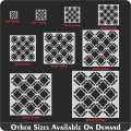 Double Moroccan Pattern  Reusable Stencil Airbrush Painting Wall Art DIY Home Decor Scrap booking Album Crafts. 