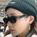 Korean Style Fashion Glasses for Women Oval Shape Stylish Anti-reflective Women's Sun glasses High Quality Female Eyewear. 