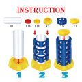 Connect 4 Twist & Turn Fun & Puzzle, Educational Game Preschool Learning Toy Set For Kids, Early Age Development Homeschooling Line Up Four Connect Creativity Play Game More Creative Mode By The Players, Best  Home Schooling Toys Gift For Kid Children. 