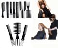 10 Pcs Hair Styling Comb Set for Women | Professional 10 Pieces Hair Styling Comb Kit | Durable 10 Pieces Hair Styling Comb Pack | Multi-Style 10 Pcs Hair Comb Set for All Hair Types | Hair Cutting & Styling Comb Set. 