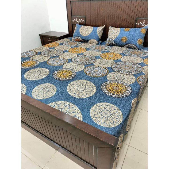 Bed sheet new design, summer season king size double bed