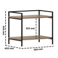 2 Layer Oven Stand Rack For Kitchen Shelf. 