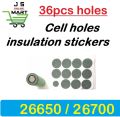 26650  26700 cell insulation stickers waterproof heat resistant. 