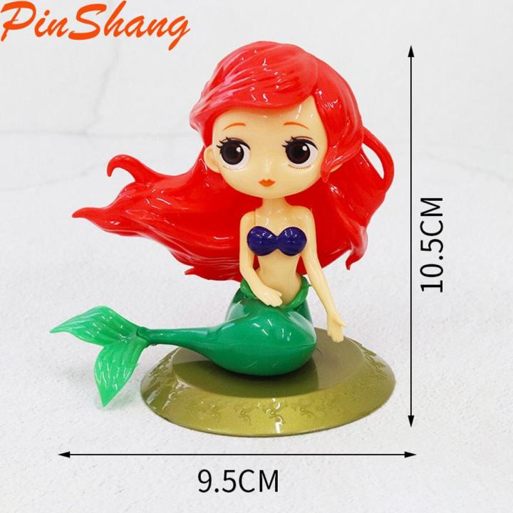 PinShang YNC Disney Princess Figure Cute Figures Collectibles Snow White,Bella,Elsa,Sophia,Ariel Figure Cake Toy Topper Gift