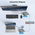 HDMI 60M KVM Extender HDMI USB extender over cat5e/6 1080P 4K USB HDMI KVM extender splitter with HDMI loop for mouse keyboard. 