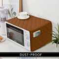 Oven Cover Microwave Dust Cover Waterproof Double Pocket Storage Bag Microwave oven cover Size 17x45 inches. 
