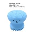 Lightweight Octopus Shape Deep Cleansing Skin Care Tool Manual Face Massage Brush Scrubber. 