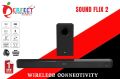 Perfect Sound Flix 2 80W Soundbar With Woofer High Quality Bass & Remote Control. 