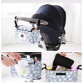 【VIPMIMD Mall】Baby Organizer Bag Mummy Diaper Baby Carriage Hanging Storage Bag Cartoon Folding Elephant Travel Bag. 