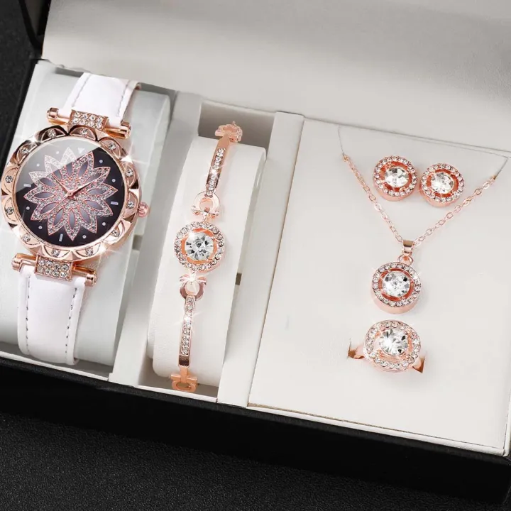 6-piece%20Luxury%20Watch%20and%20Jewelry%20Set%20for%20Women,%20Quartz%20Watch%20with%20Diamond%20Necklace%20and%20Bracelet%20-%20Image%204