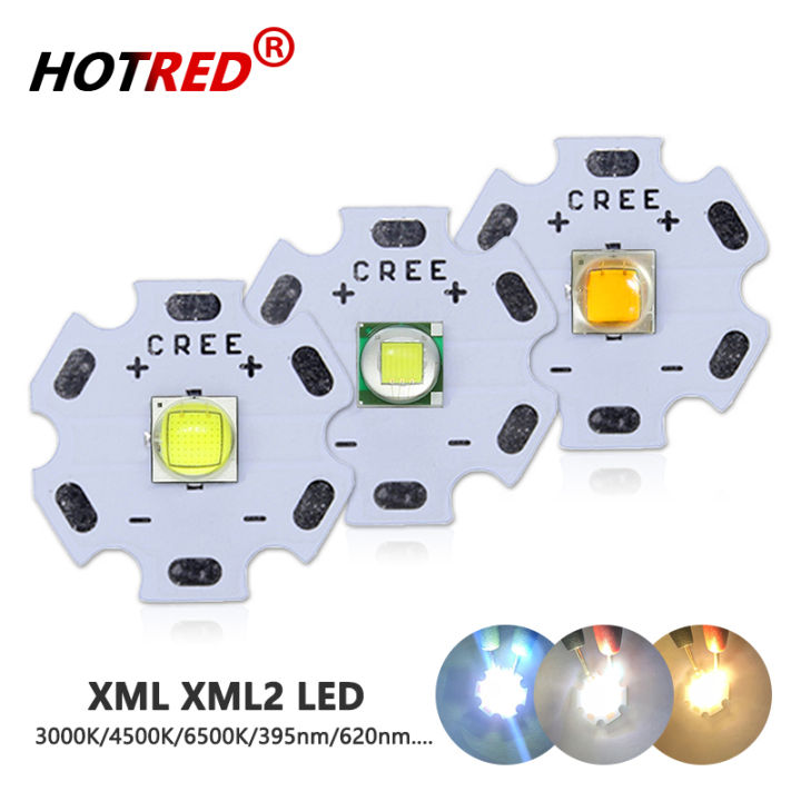 High Power LED 10W CREE XML T6 XML2 XM-L2 5050 Chip diodes 3V 3.7V Flashlights Parts DIY For Bicycle Car accessories Headlamp