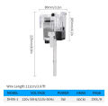 External Filter Aquarium Acrylic Backpack Filter 3-in-1 Waterfall Hang On Filter Aquarium with Filter Cotton for Water Circulation Transparent 3W. 