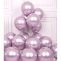 25pcs 10inch Original Shiny Light Purple Chrome Balloons Genuine Solid Metallic Balloon Chrome Light Purple Balloon Party High Quality Latex Balloon Birthday Party Decoration, Wedding helium balloon. 