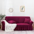 7 seater turkish style king size sofa cover-Turkish Style Sofa cover - Frill sofa cover-7 seater - jersey fabric , Dust Resistant fabric , Washable. 