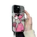 Pink Panther compatible with Apple 17 Pro Max phone case, stylish energetic case for iPhone 16, ins 15/14, European and American 13. 