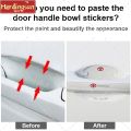 Hardingsun [Toyota] 12Pcs Universal Car Door Protector Sticker, Handle Anti-Scratch Durable Sticker, Silicone Protective Film For RUSH/WIGO/INNOVA/Calya/Dyna/Yaris/Sienta/Fortuner. 
