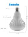 RGB LED Light Bulb E27+B22 12W Wireless Bluetooth Speaker Music Playing 16 Colors Lamp Bulb Lighting With Wireless Remote Controller. 