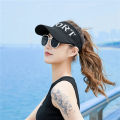 Summer new empty top hat women's sun protection hat Korean outdoor sports sun hat sun hat shade baseball cap. 