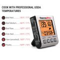 ThermoPro TP16S Digital Meat Thermometer BBQ Kitchen Cooking Thermometer With Probe Timer Backlight Oven Thermometer. 