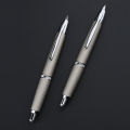 MAJOHN A1 Press Fish Scale Striped Metal Engraving Fountain Pen Retractable WIth Clip/No Clip Ink Pen Office School Writing Gift Moonlight. 