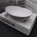 Techmanistan Ceramic Bowl, Oval Ceramic Salad Bowl, Soup Bowl, Dessert Bowl, Ceramic Serving Bowl, Oval Bowl. 