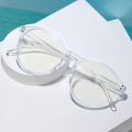 White Transparent Round Shape Glasses For Men And Women. 