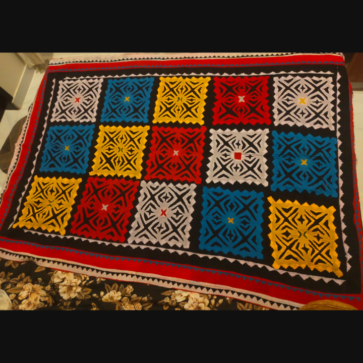 Fully Handmade Applique Work Charpai Ralli/Rilli/Relhi/Gindi Sindhi traditional Ralli(Complete made)